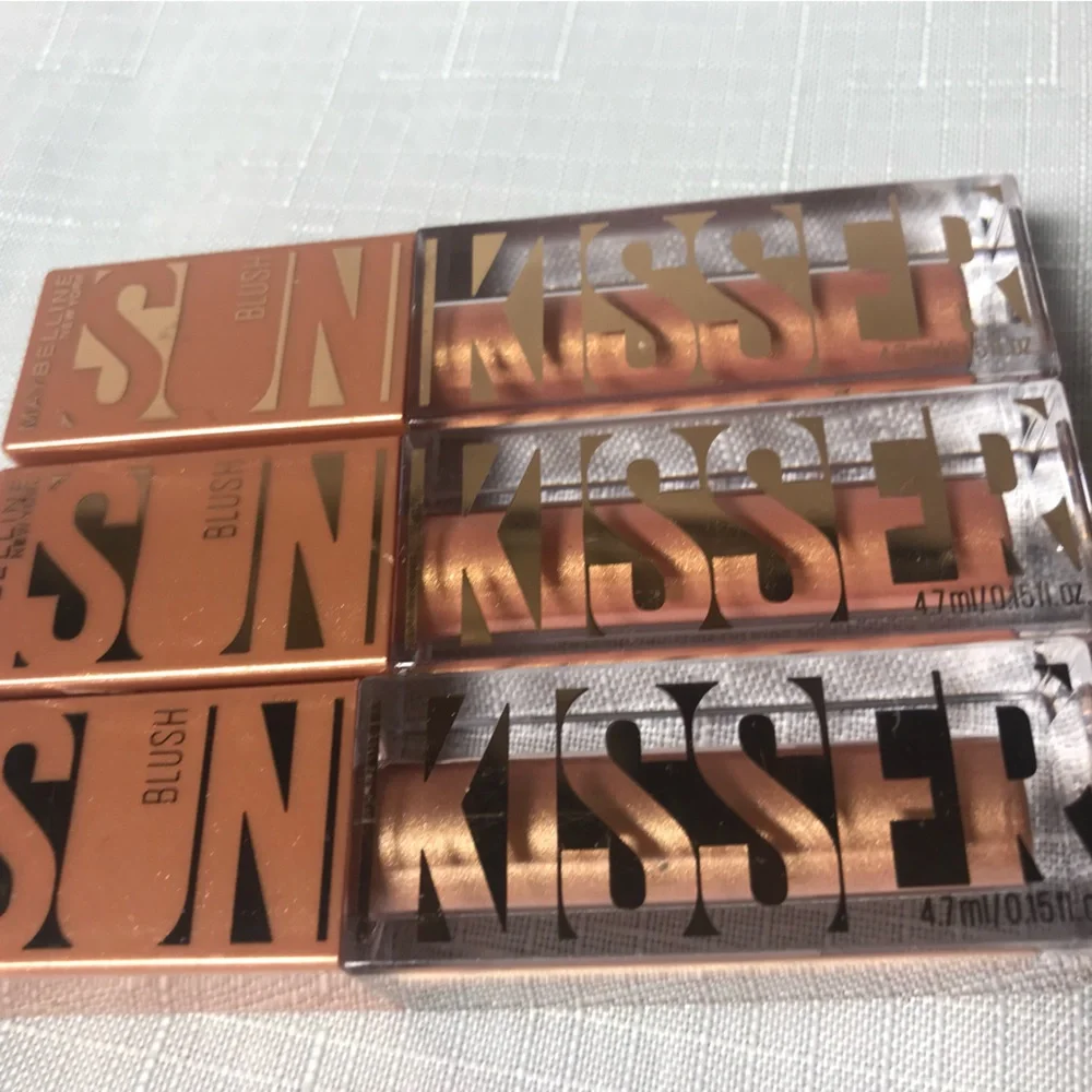 3 Bundle MAYBELLINE Sunkisser Multi-Use Liquid Blush & Bronzer 08 Shades On Glow